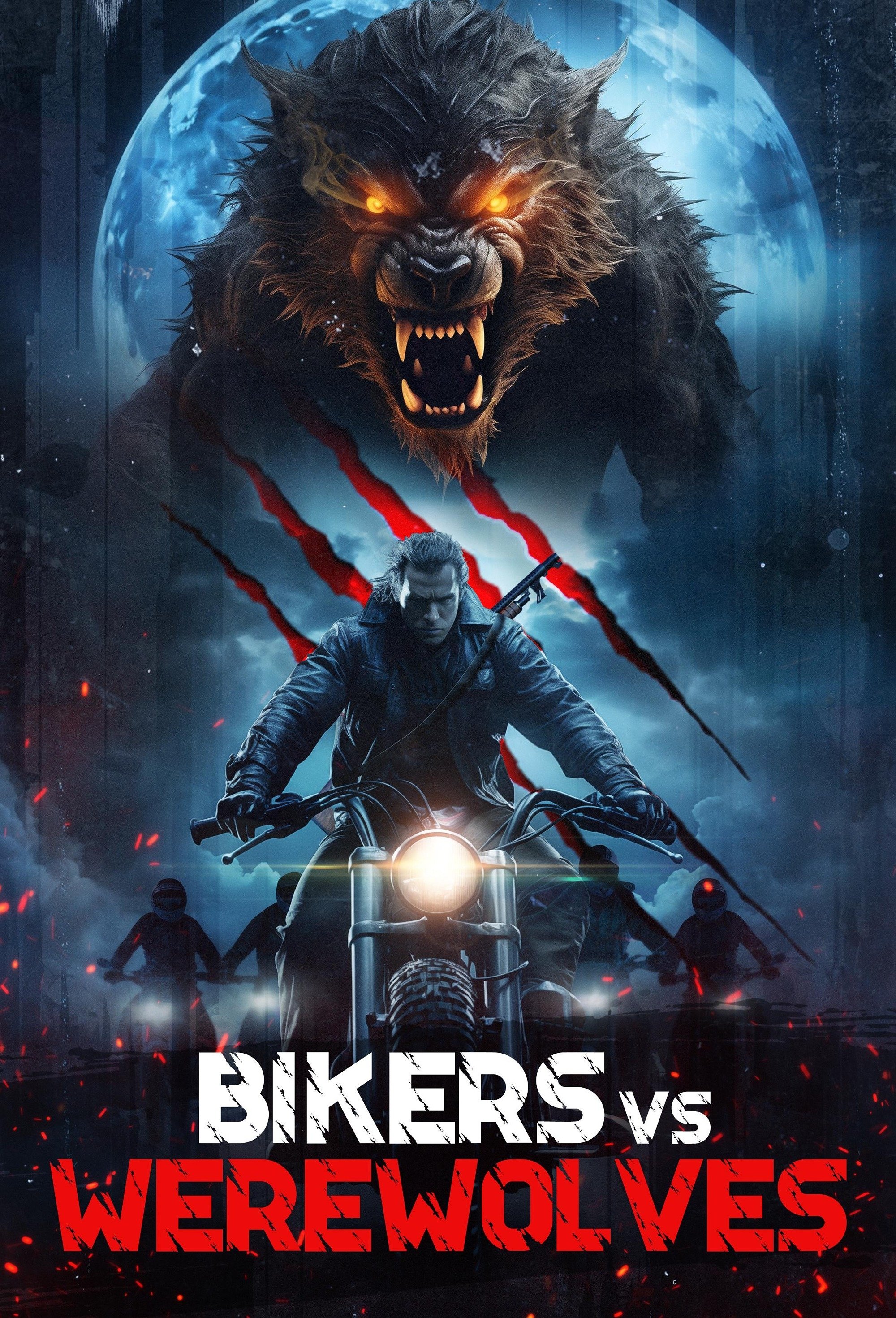 Постер Bikers vs Werewolves